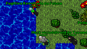 Huck viciado on screen