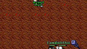 Azael on screen