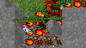Exhunter Back of'Hell on screen