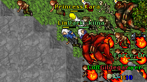 Princess Kara on screen