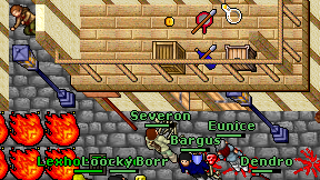 Severon on screen