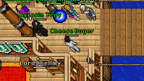 Cheese Buger on screen