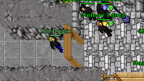 Sir Dagix on screen