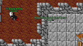 Nocturnal jester on screen