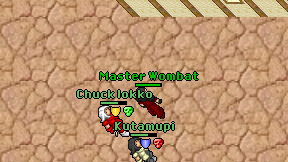 Master Wombat on screen