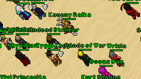 Panda of War on screen