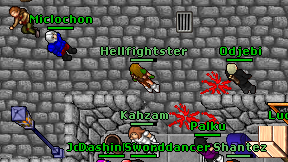 Hellfightster on screen