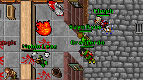 Sayn Ryos on screen