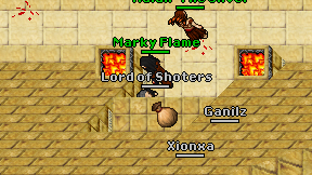 Marky Flame on screen