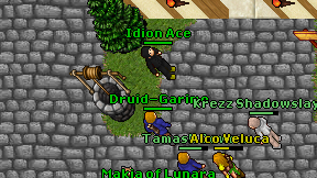 Druid-Garimo on screen