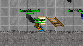 Lord Scroll on screen