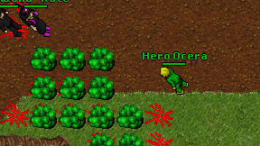 Hero Ocera on screen