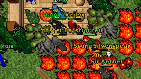 Moster Bajs on screen