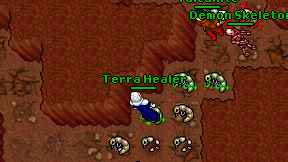 Terra Healer on screen