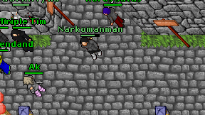 Narkomanman on screen