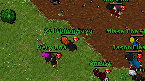 Xeftblion Saya on screen