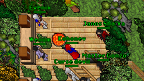 Curse devil on screen