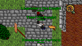 Legendary the Knight on screen