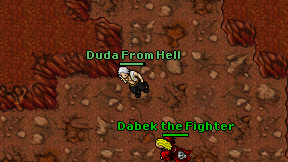 Duda From Hell on screen