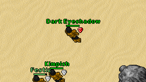 Dark Eyeshadow on screen