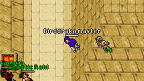 Birddrako master on screen
