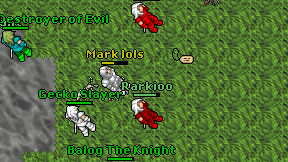 Mark lols on screen