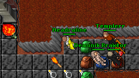 Headraline on screen