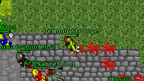 Demonic Stranger on screen