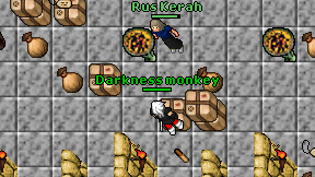 Darkness monkey on screen
