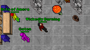 Wickedly Burning on screen