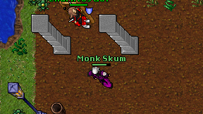 Monk Skum on screen