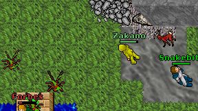 Zakano on screen