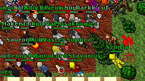 Sauron flame on screen
