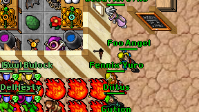 Foo Angel on screen