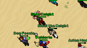 Beta Knight on screen