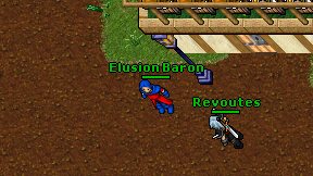 Elusion Baron on screen