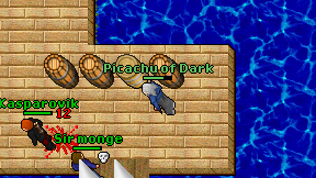 Picachu of Dark on screen