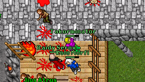 Takorminator on screen