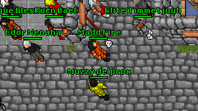 Muzzy de'prox on screen