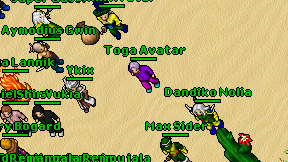 Toga Avatar on screen