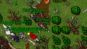 Goteaux on screen