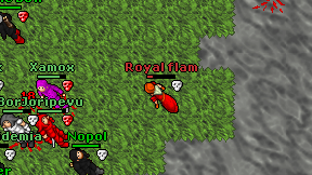 Royal flam on screen