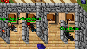 Dark Male on screen