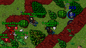 Dem'enthor on screen