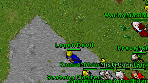 Legen Devil on screen