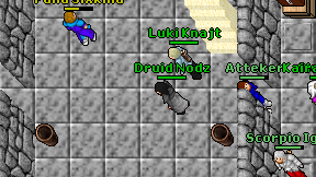Druid Nodz on screen