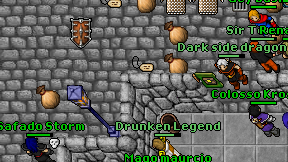 Dark side dragon on screen