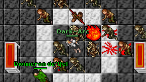 Dark-Arc on screen