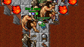 Throgor on screen