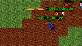 Light Runner on screen